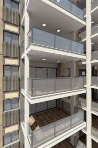 בנית מרפסת תלויה בבניין משותף 